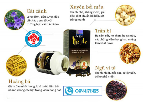 THÀNH PHẦN CỦA AN PHẾ MỘC AN