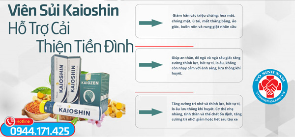 Công dụng Viên sủi Kaioshin