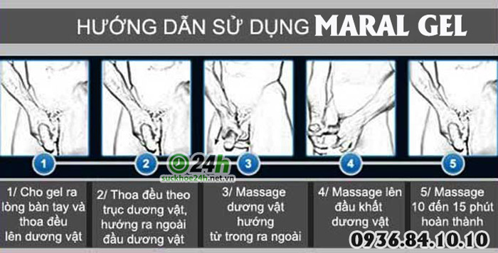 cách sử dụng Maral Gel