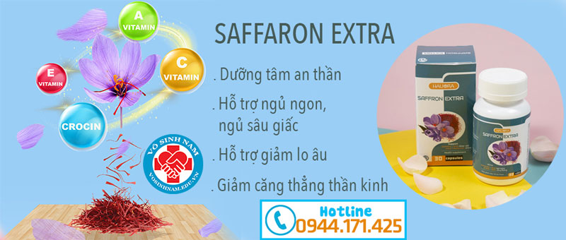 Công dụng viên uống dưỡng tâm an thần Hauora Saffron Extra