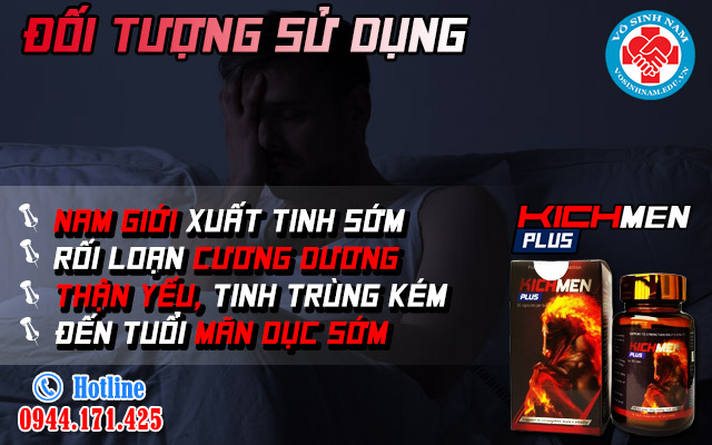 đối tượng sử dụng kichmen plus