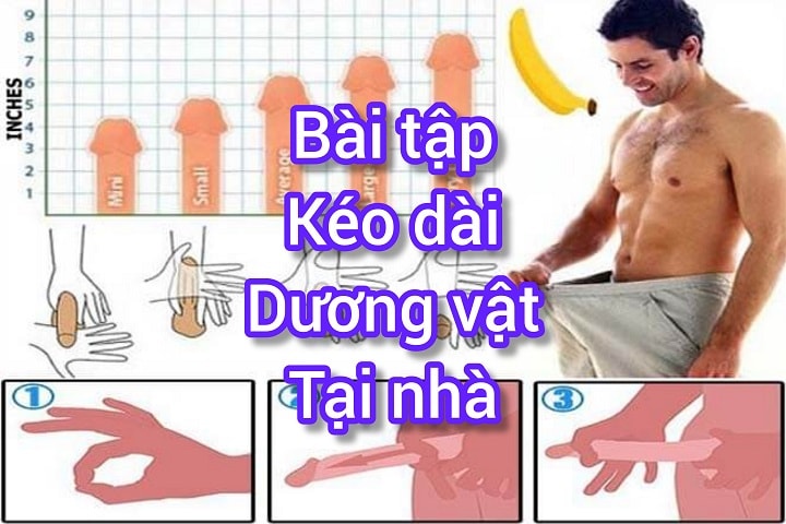 bài tập tăng kích thước dương vật