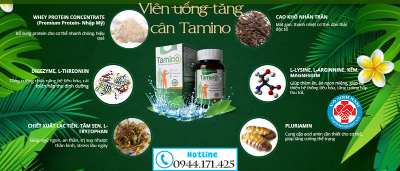 Công dụng Viên uống Tamino