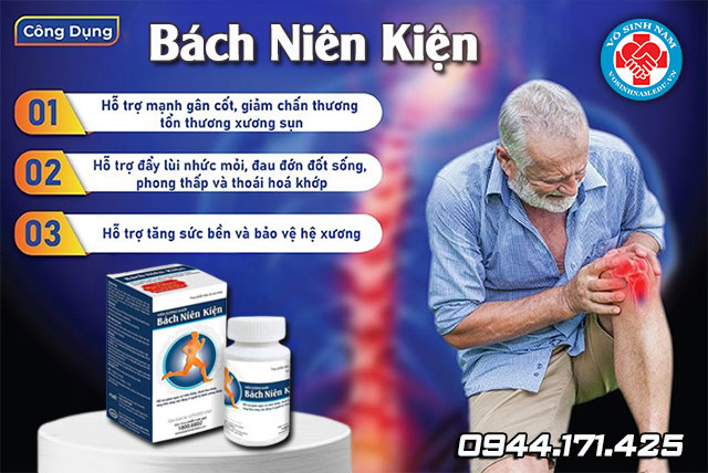 công dụng bách niên kiện