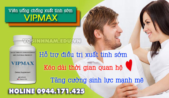 Vipmax điều trị xuất tinh sớm phù hợp với tư thế 69