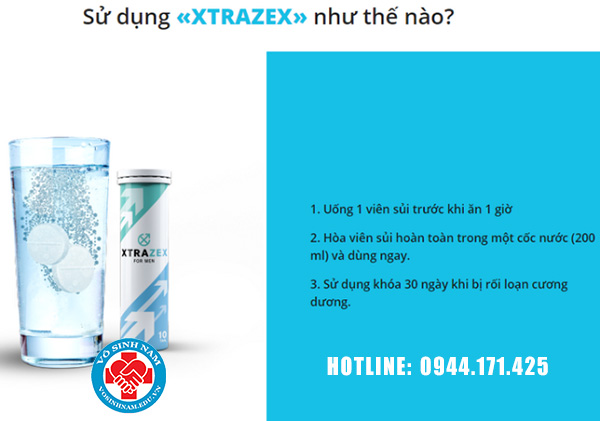 xtrazex cách sử dụng