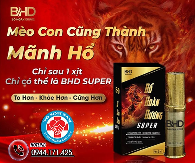 giới thiệu sản phẩm bổ hoàn dương super