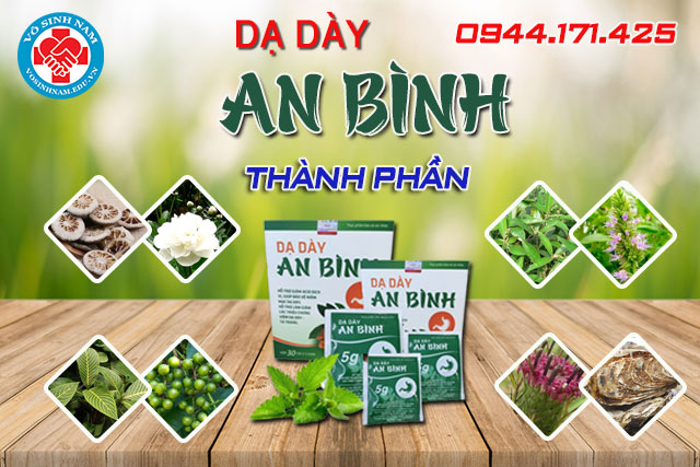 thành phần có trong sản phẩm dạ dày an bình