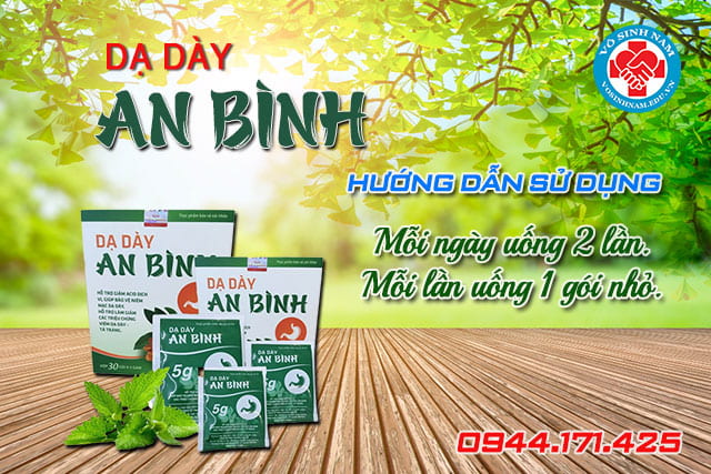 hướng dẫn sử dụng dạ dày an bình