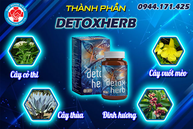 detoxherb có thành phần gì