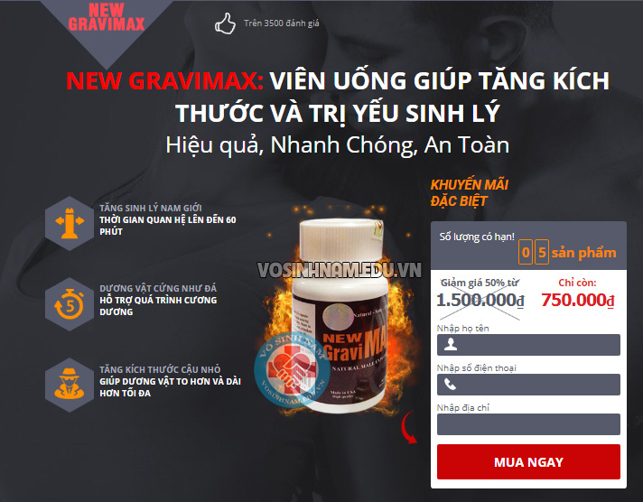 new-gravimax tăng cường sinh lý nam giới