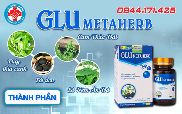 thành phần có trong sản phẩm glu metaherb