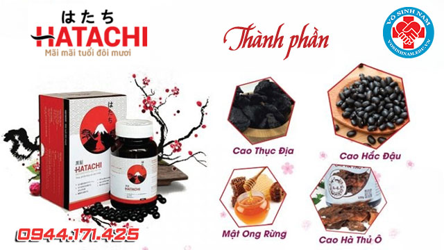 thành phần có trong sản phẩm hatachi