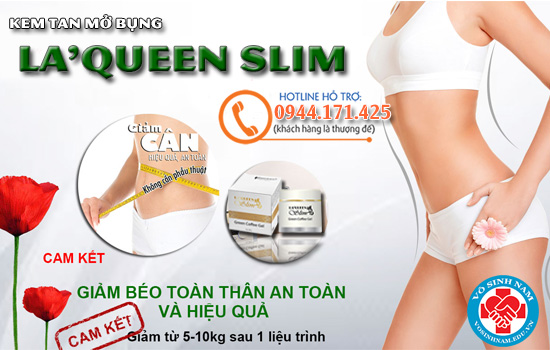 La’Queen Slim ,kem tan mỡ La’Queen Slim