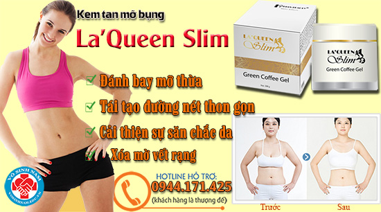 La’Queen Slim  ,Kem tan mỡ bụng La’Queen Slim