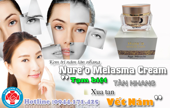 Nure'o Melasma Cream ,Kem  trị nám Nure'o Melasma Cream