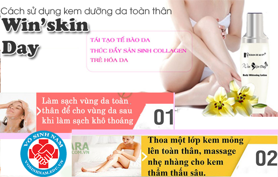 Win’skin Day ,kem dưỡng da toàn thân ban ngày