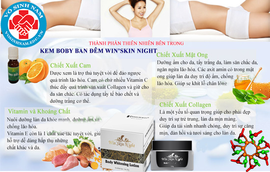 Win’skin Night , kem dưỡng da ban đêm Win’skin Night