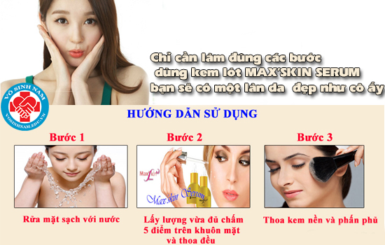 Max’Skin Serum ,kem dưỡng Max’Skin Serum