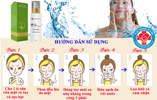 Vip'Skin Cleanser ,sữa rửa mặt trắng da Vip'Skin Cleanser 