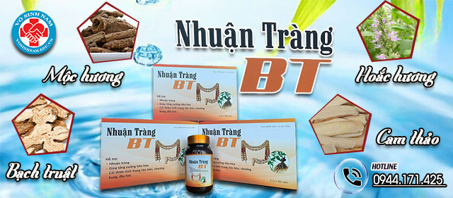 thành phần của nhuận tràng bt