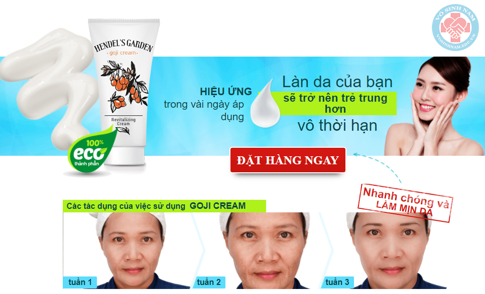 goji-cream chống nhăn làm đẹp da