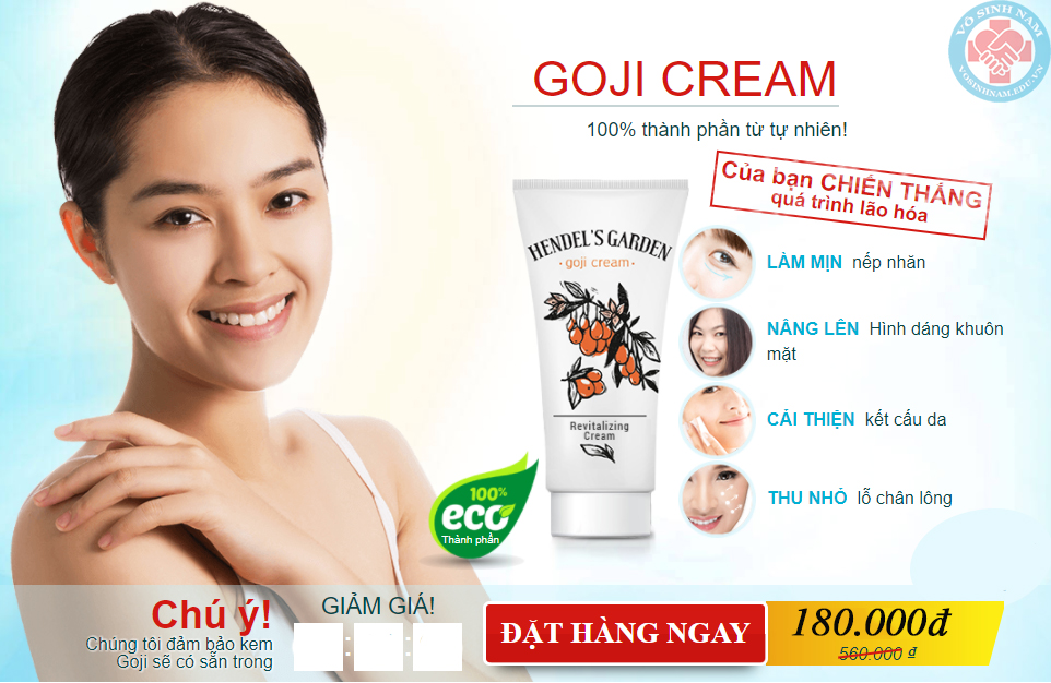 goji-cream chống nhăn làm đẹp da