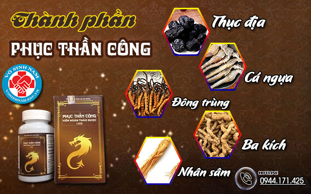 thành phần của phục thần công