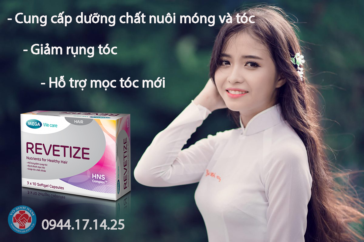 Công dụng của viên uống mọc tóc Revetize