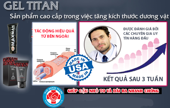 Bác sĩ nói gì về Gel Titan