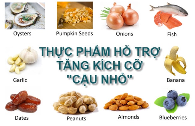 thực phẩm tăng kích thước dương vật