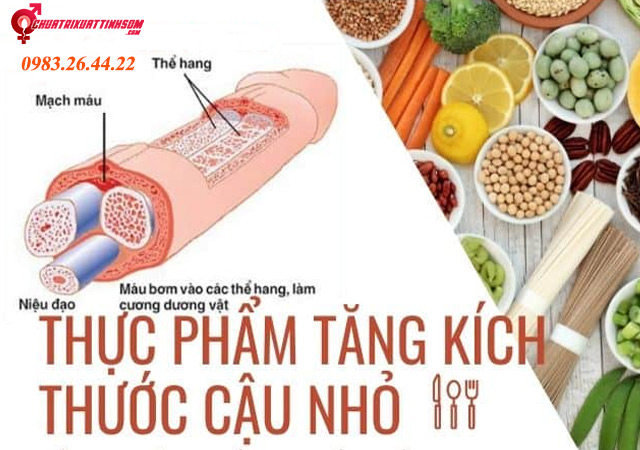 thực phẩm tăng kích thước dương vật