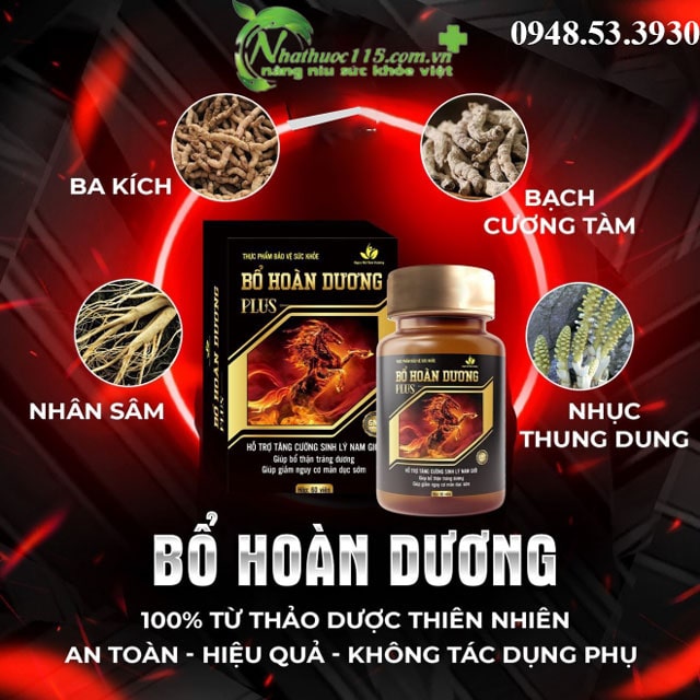 thành phần bổ hoàn dương plus