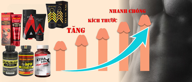 thuốc tăng kích thước cậu nhỏ