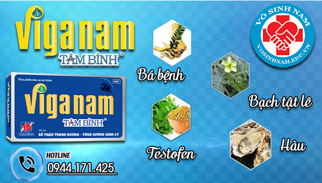 thành phần của viganam tâm bình