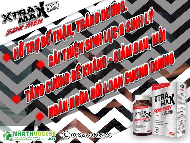 công dụng xtramax for men