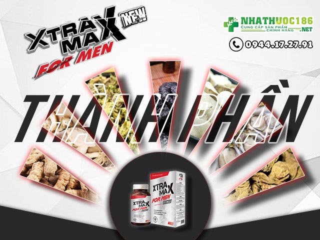 thành phần xtramax for men