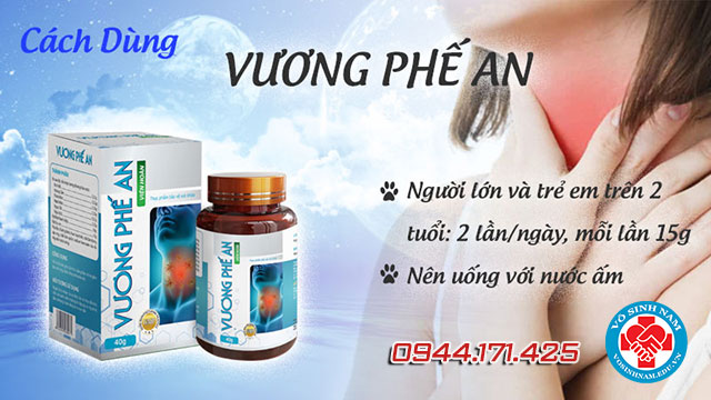 hướng dẫn sử dụng vương phế an